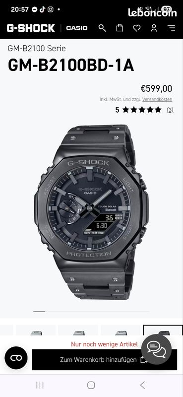 Montre G-Shock GM-B2100 neuve (image 11)
