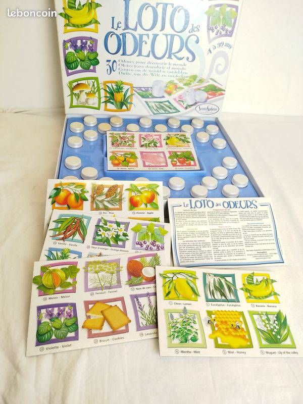 Jeu de société / éducatif sensoriel le loto des odeurs sentosphère des 4 ans (image 2)