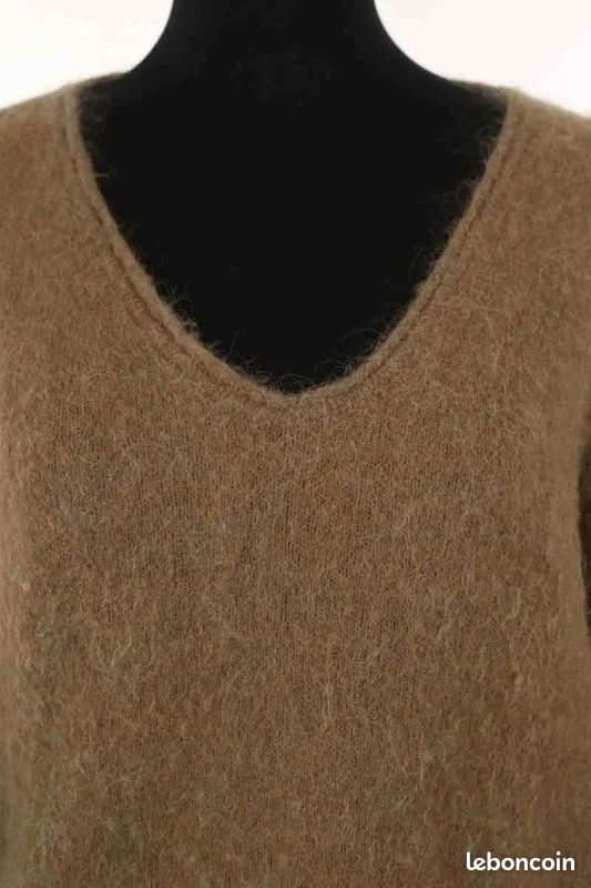 Pull en laine marron - American Vintage (image 2)