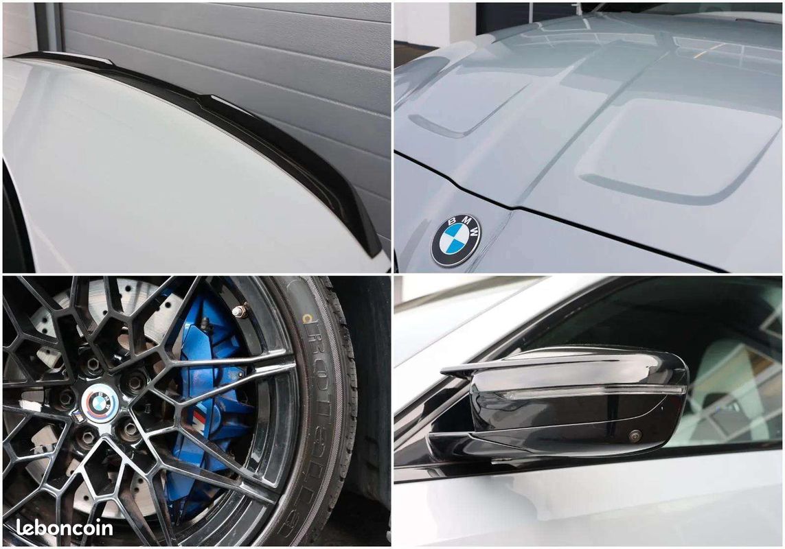 BMW M3 Competition 510 ch * Carbone Extérieur * Laserlight * Harman Kardon * HUD * Brooklyn Grey (image 31)