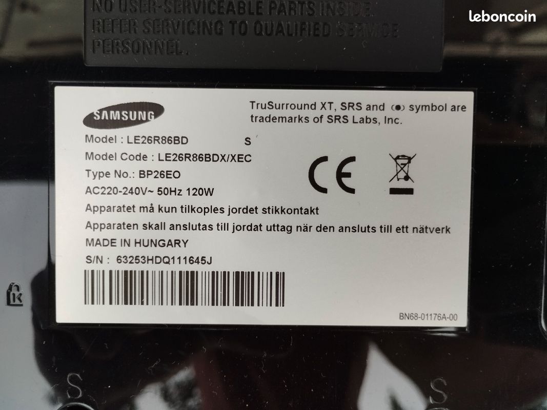 TV Samsung 26 pouces (image 2)