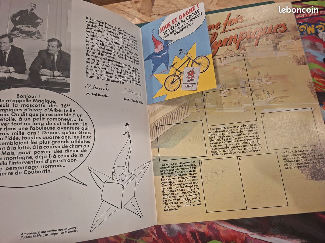 Image Sticker Vignette n°117 Jeux Olympiques hiver JO ALBERTVILLE 92 PANINI 1992