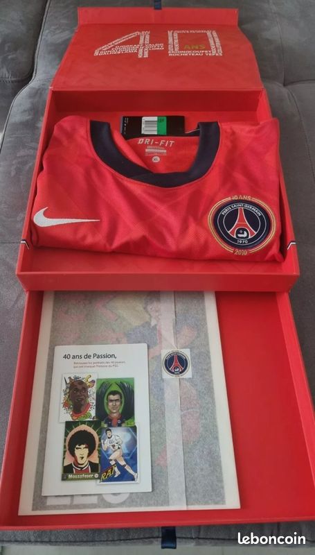 Maillot PSG Collector 40 ans 2010/2011 10/11 - Edition limitée - Taille