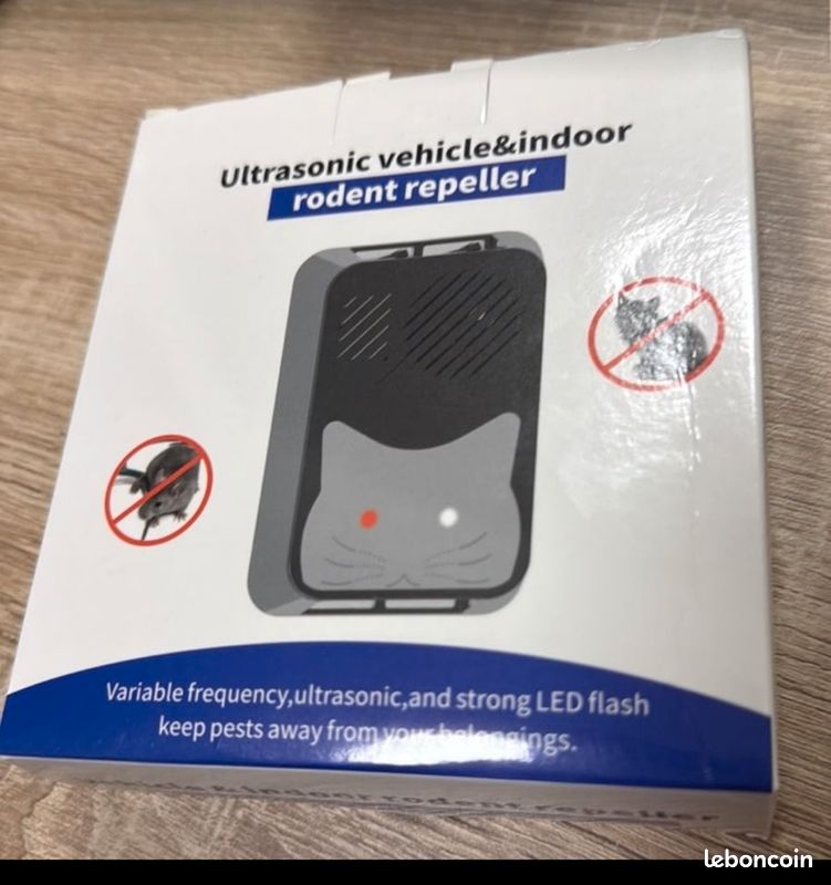 PATTLER® Anti Martre Voiture. Repulsif Rongeur pour Voiture. Ultrason Défense Contre Les fouines pour Voiture. Anti Rongeur Voiture. Anti fouine Voiture. Repeller pour véhicule - 1 pc