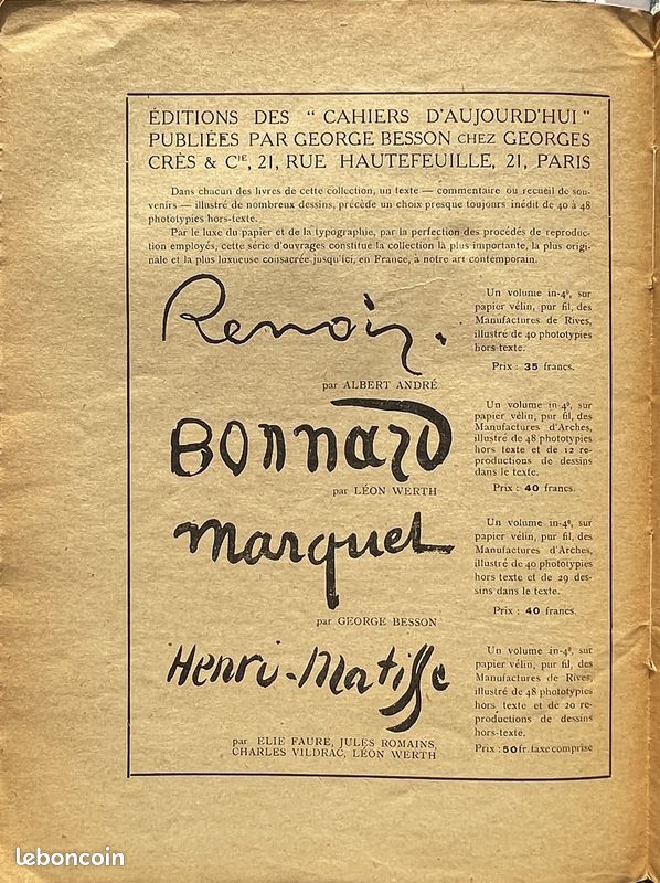 Robert LOTIRON (1886-1966) Phototypie originale (1921) (image 13)