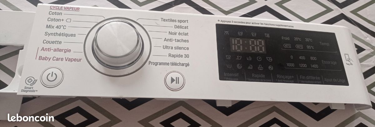 Moteur de pompe de vidange Machine à laver, Lave-linge LG WD16391FDK