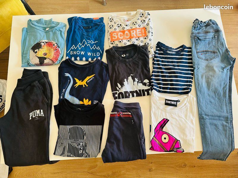 Lot vêtements 8/10 ans garçon Vêtements