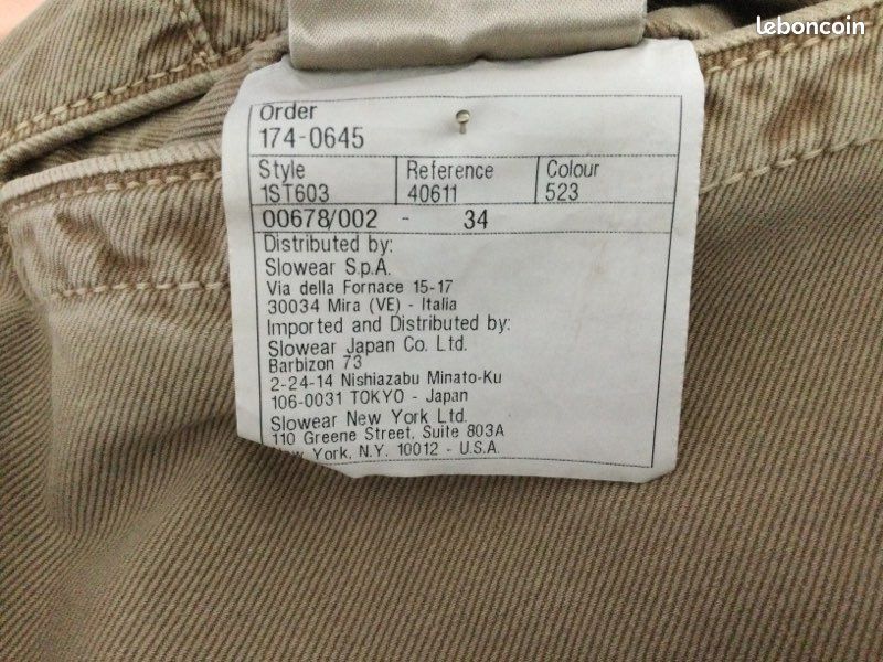 Pantalon homme T. 42 - INCOTEX- Made in Japan (image 10)