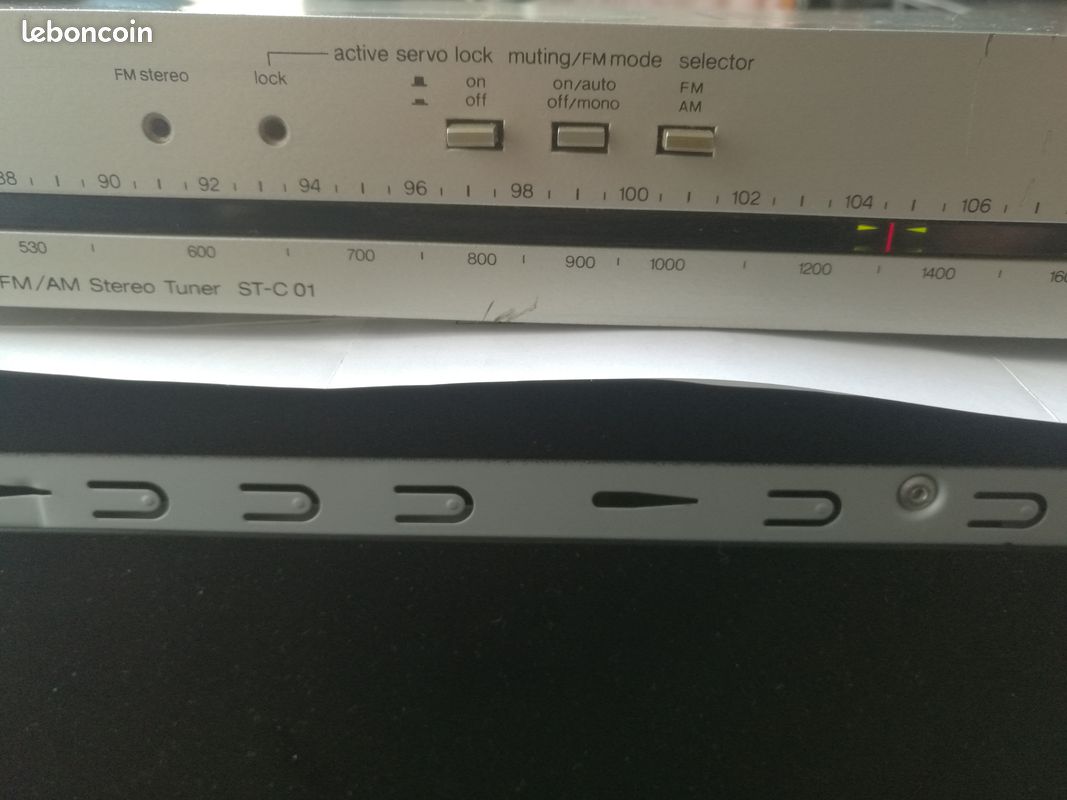 Tuner Technics ST-C01 Analogique – AM/FM, Argenté, Bon état