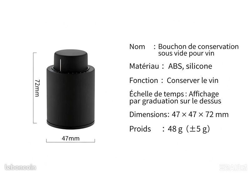 Coffret verres à vin 6 personnes + carafe + ouvre-bouteille – neuf (image 5)