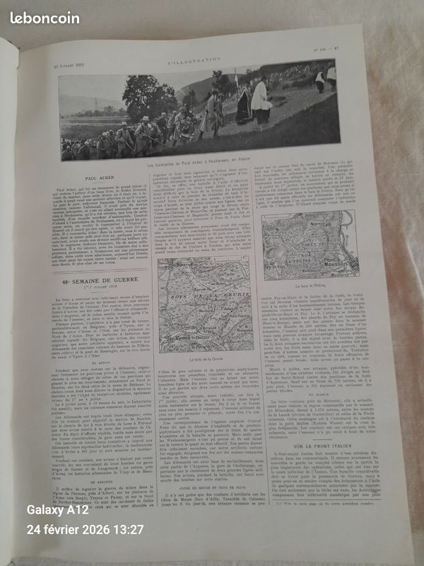 L’Illustration reliée - Période du 3 juillet 1915 au 25 décembre 1915 (image 3)