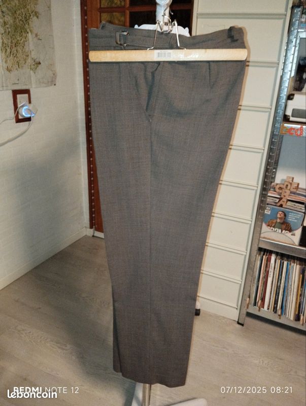 Pantalon costume marron (image 1)