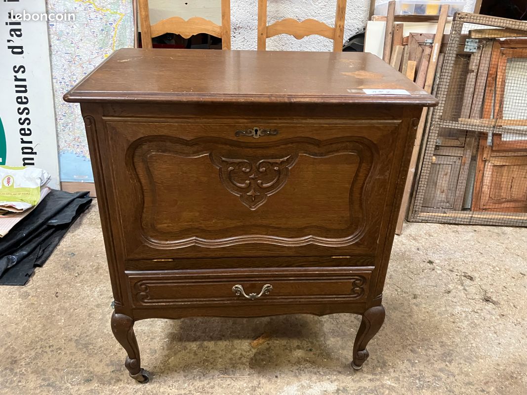 Meuble TV en bois (image 1)