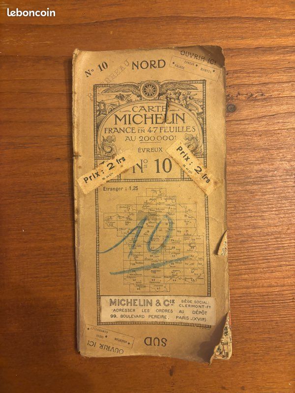 Ancienne Carte Routière Michelin Collector – 200 000e – Luchon-Perpignan