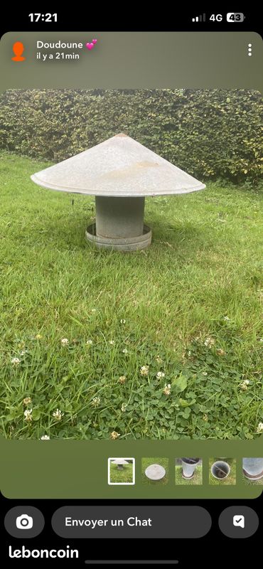 Mangeoire/abreuvoir en galva (image 1)