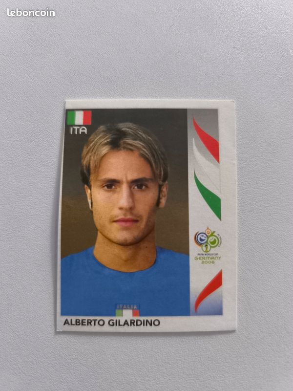 Stickers panini foot FIFA World Cup Germany 2006 n°336 Alberto Gilardino Italie (image 1)