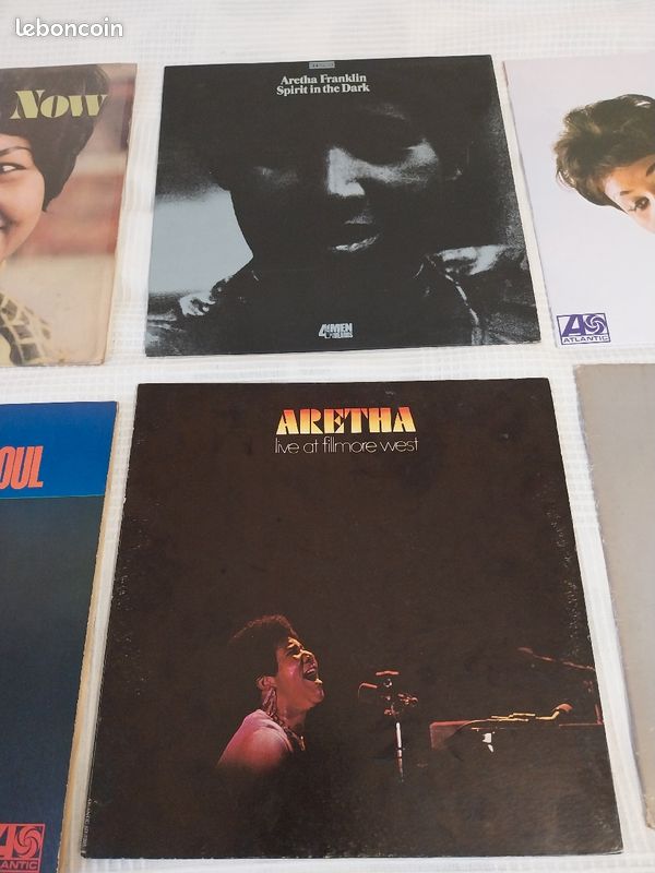 Lot de 7 vinyles Aretha Franklin (image 2)