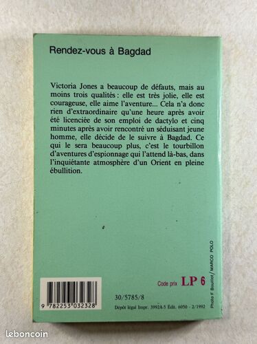 [Livre] Rendez-vous à Bagdad - Bon état (image 2)