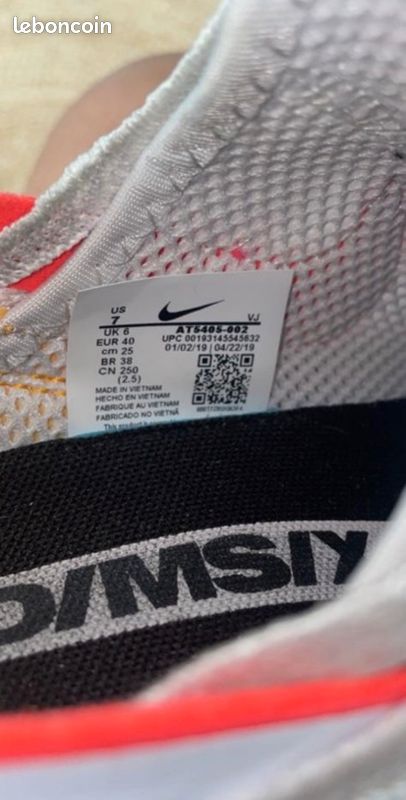 Baskets Nike N110 blanc, pointure 40 (image 5)