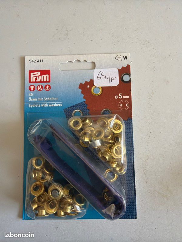 Lot De 50 Œillets Laiton 40 Mm Avec Rondelles Anti-Rouille - Pour Bâche, Rideau, Bricolage