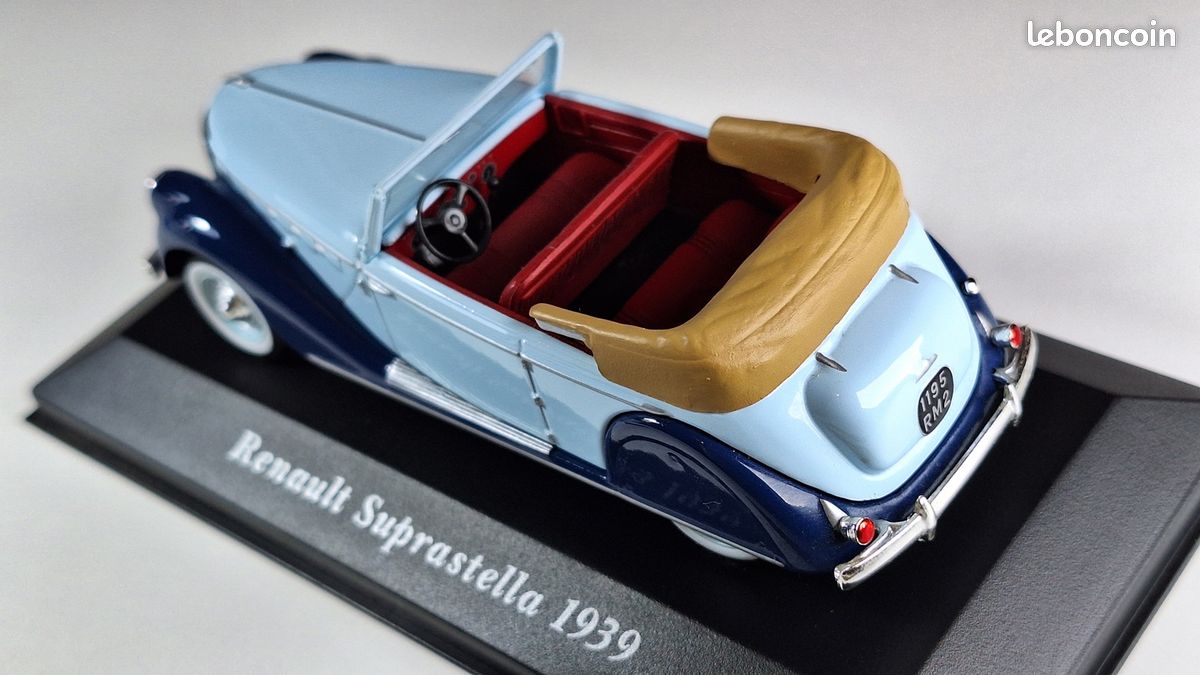 Incomplet : KIT Renault SUPRASTELLA Cabriolet 1939 - Résine - 1:43