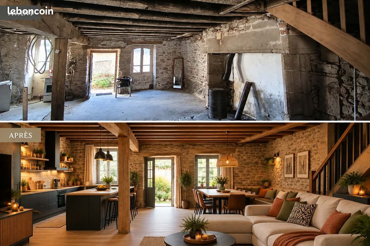 Maison 3 pièces 94 m² · à Bourganeuf · 94 m² · 35 000 €