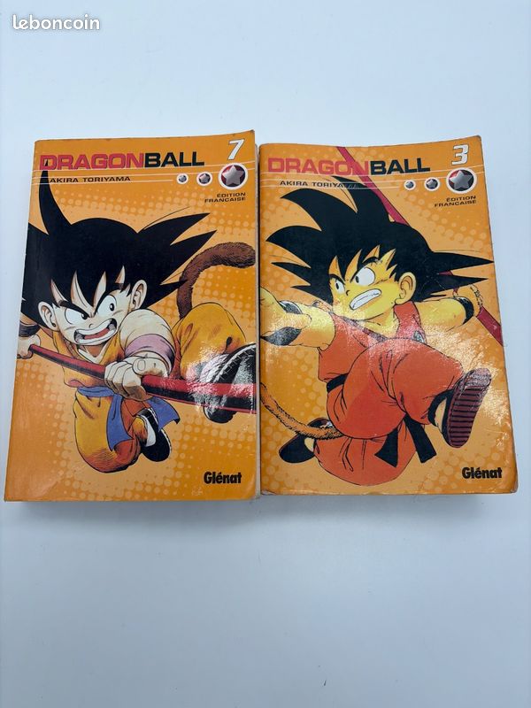 Lot 2 mangas Dragon Ball tome 3 Glenat edition vintage collection complete (image 1)
