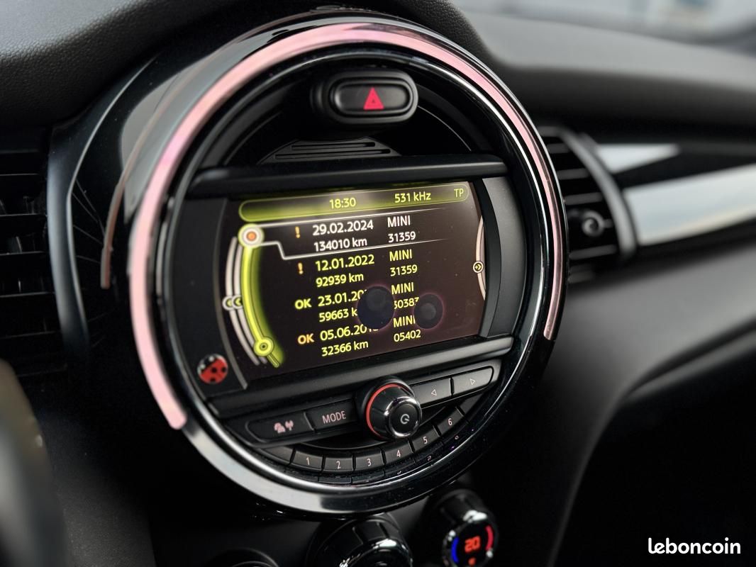 Mini Cooper S 2.0 192 CH BVA FINITION SEVEN CHILI / SUIVI MINI REVISION A JOUR (image 9)