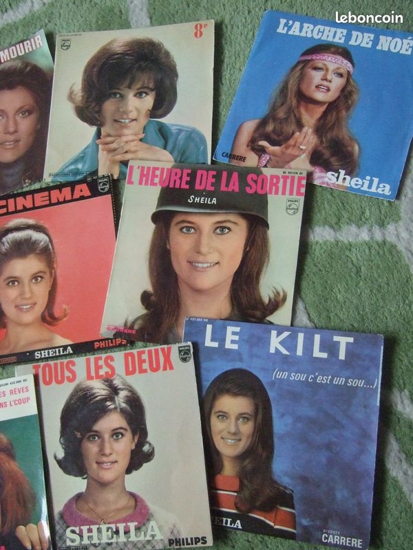 SHEILA 13 VINYLES 45 Tours soit 43 TITRES au Total PRIX par VINYLE / bobp (image 3)