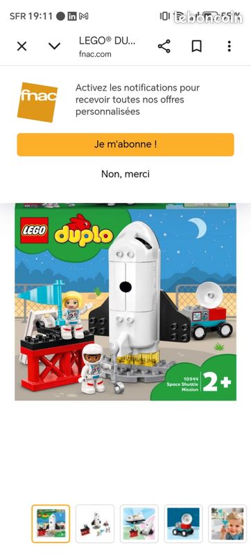 Lego Duplo train et fusée (image 4)