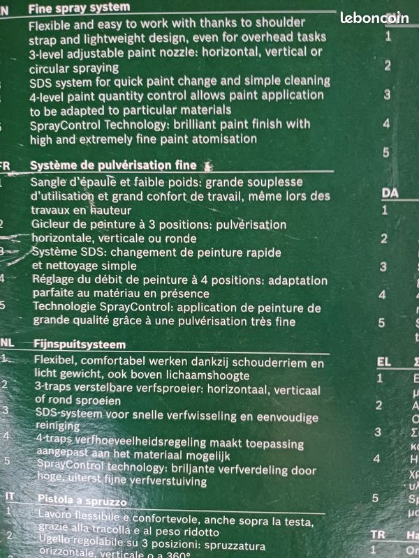 Pistolet à peinture bosch (image 3)