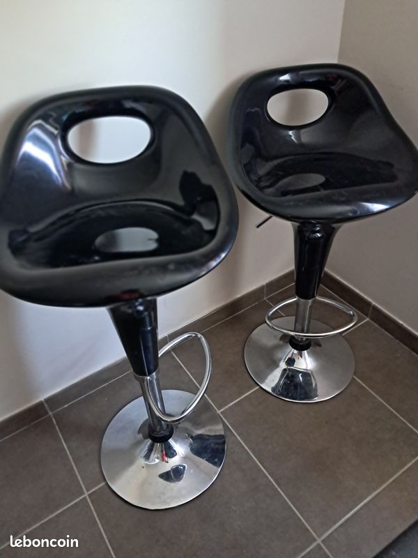 Tabouret de bar réglable en hauteur (image 1)
