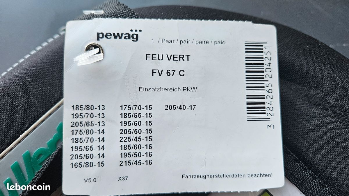 Chaînes neige Feu Vert n° 67 (image 3)