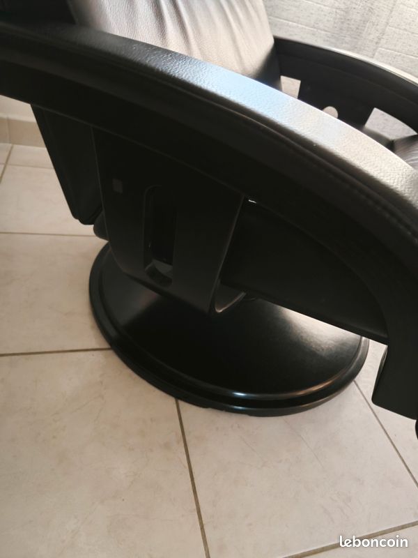 Fauteuil nelo swensden en cuir noir (image 4)