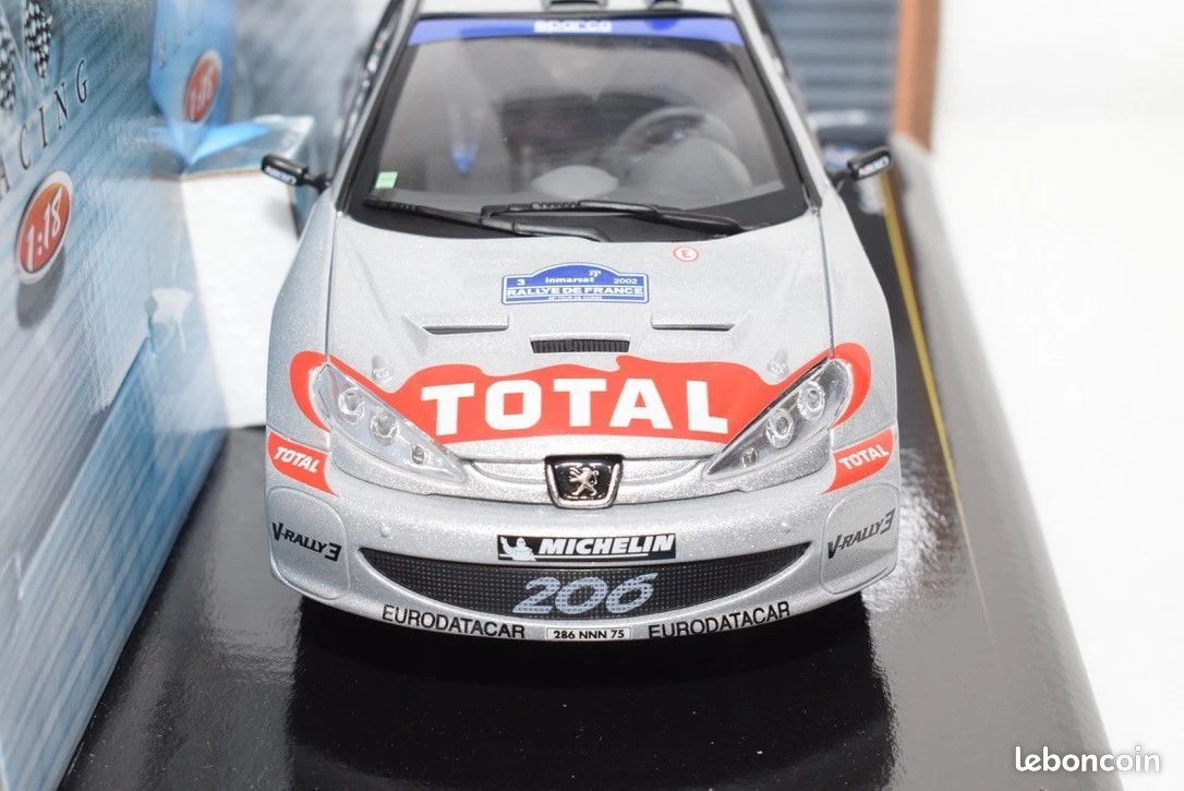 OttO mobile 1/12scale Peugeot 206 WRC Tour de Corse 1999 #15 (Limited to 2,000 units) [No.OTMG081] - KYOSHO minicar