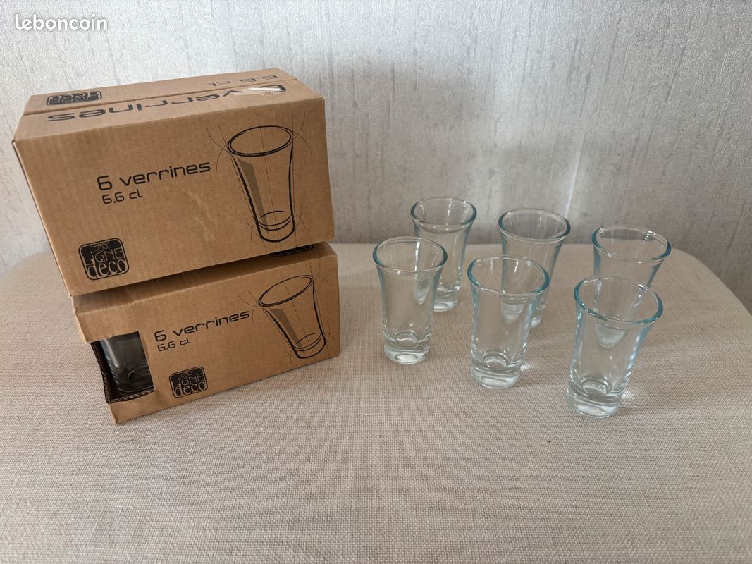 Lot de 2x6 verrines (image 1)
