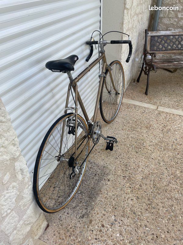 Vélo Collection Ancien MOTOBECANE Femme Metal Marron + Plaque Vintage #C444 - France