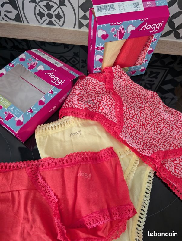 Lot de 6 culottes femme. Taille réale bien 48 française (image 8)