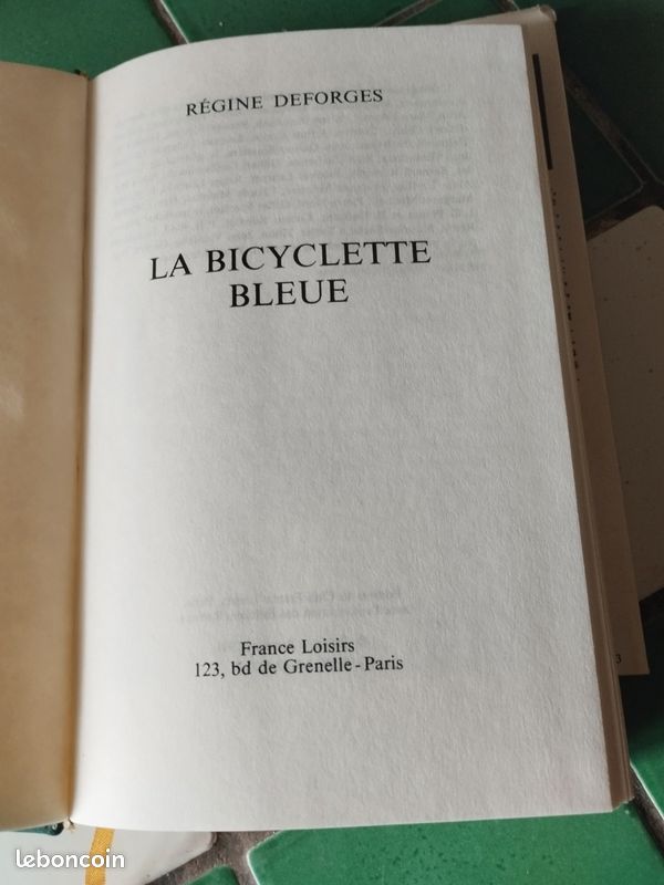 La bicyclette bleue . R Deforges (image 7)