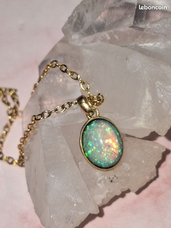 Pendentif Aigue-marine pierre naturelle – Vertus apaisantes | Esprit Lithothérapie