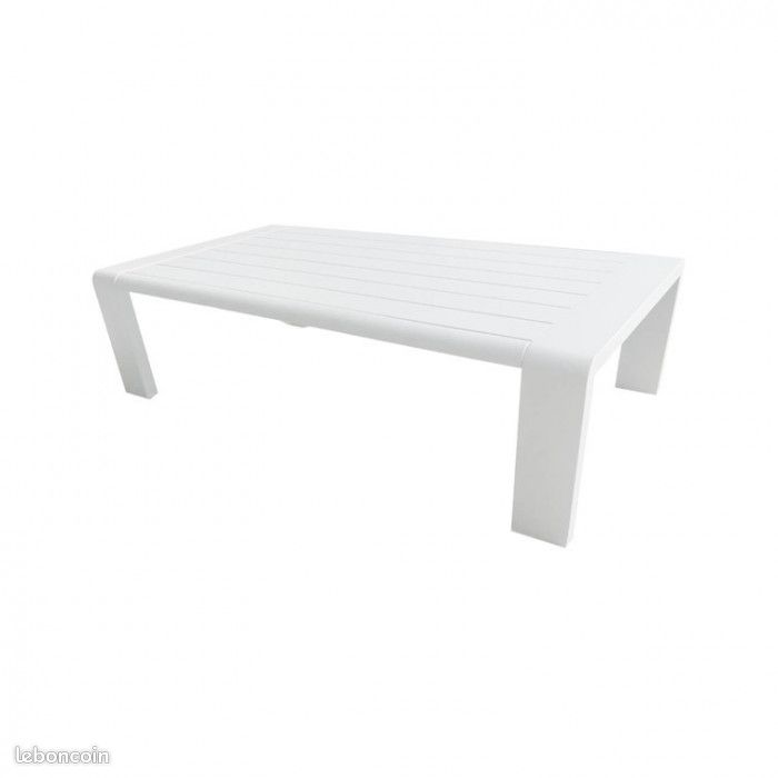 Table basse de jardin aluminium - Cordouan - L.150 x l.78 cm (image 1)