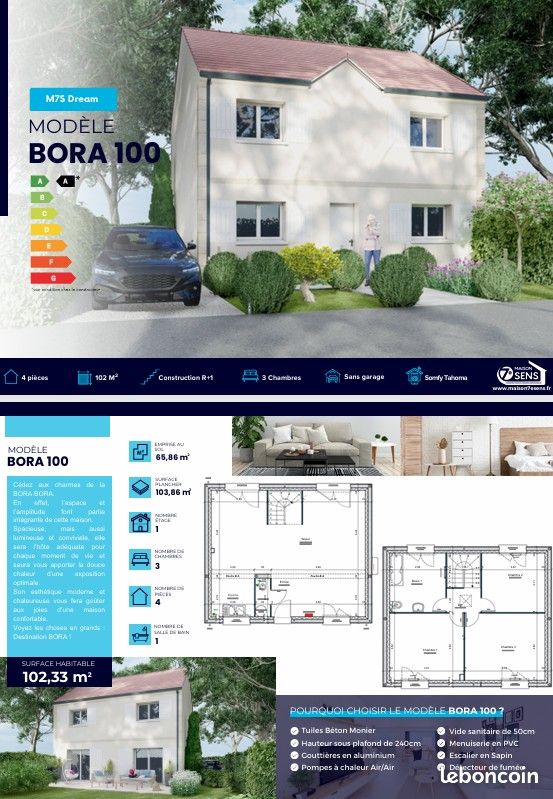 Maison 4 pièces 102 m² · à Grisy-Suisnes · 102 m² · 301 723 €
