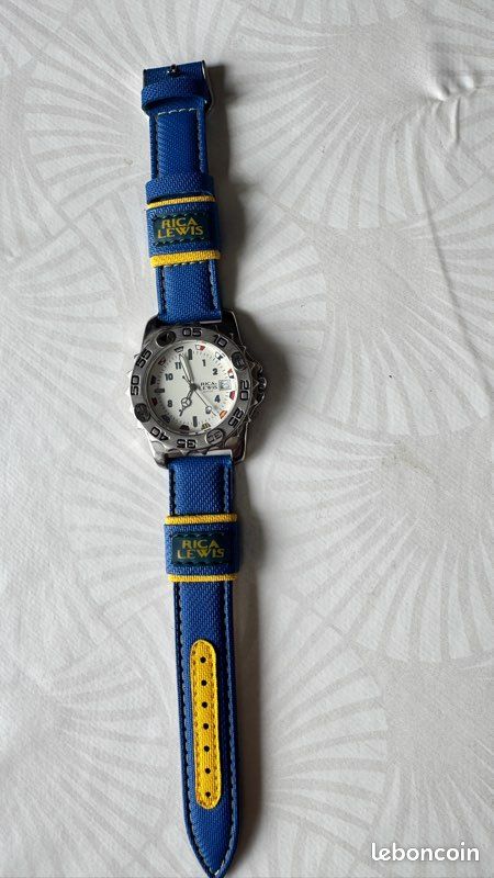 Montre Femme Rica Lewis Automatique - Boîtier Acier, Bracelet Cuir Noir - Neuf (sans étiquette)
