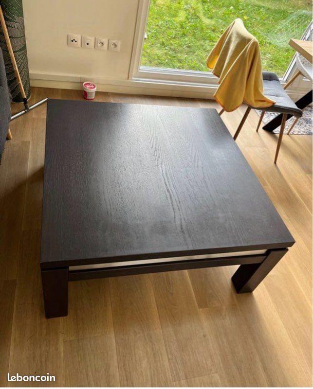 Table basse chêne gris (image 1)