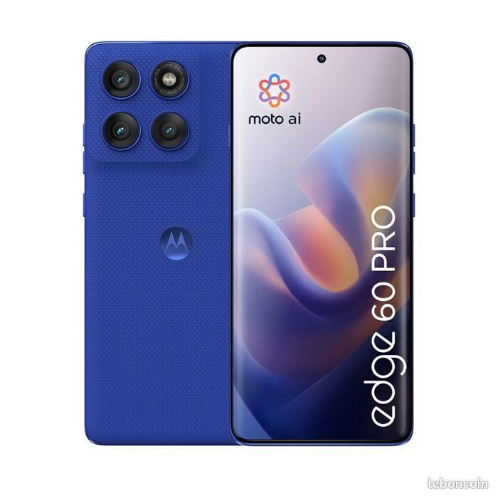 Motorola Edge 60 Pro 12GB / 512 Giga Bleu EUROPEEN Etat NEUF - Facture et Garanti (image 1)