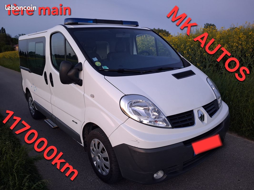 TRAFIC 1ère main administration 117000km Vasp ambulance 🚑 climatisation 115cv 2.0dci MK AUTOS (image 1)