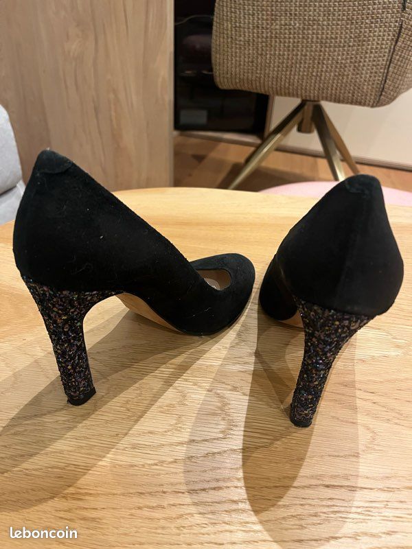 Escarpins talon paillette mellow yellow 38 Chaussures