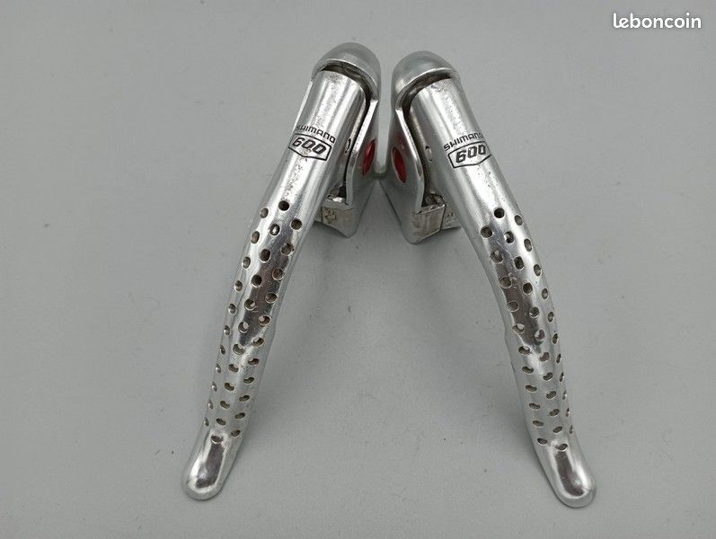 Levier de frein vélo aluminium 22mm perforé tirage haut ville route vintage