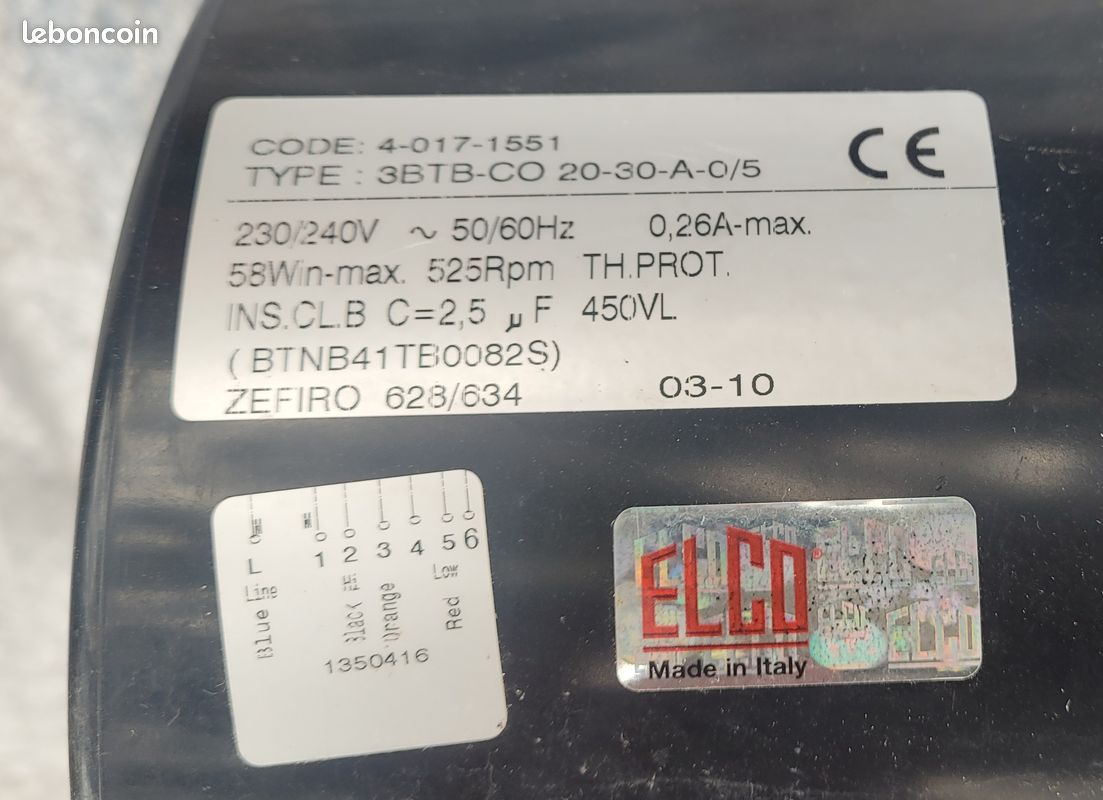 Moteur Elco 3BTB-CO 20-30-A-0/5 (image 2)
