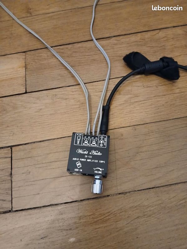 Paire d'enceintes vintage + Bluetooth Audio Amplificateur (image 5)